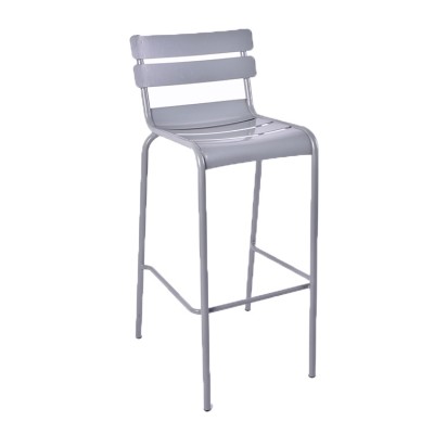 Wholesale steel iron durable metal unique stackable dining cafe modern metal chair