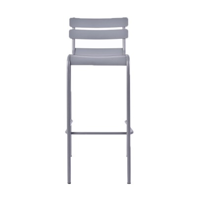 Wholesale unique metal frame steel durable metal stackable dining cafe modern metal chair