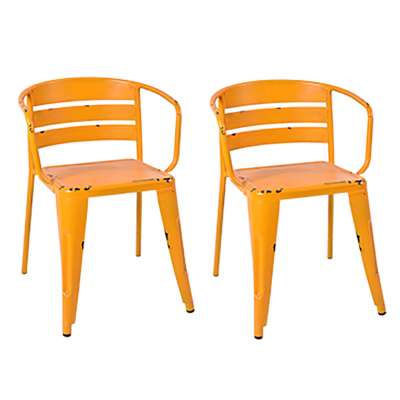 Durable colorful steel with e-coating rust resistant dining chair top stackable outdoor garden chair